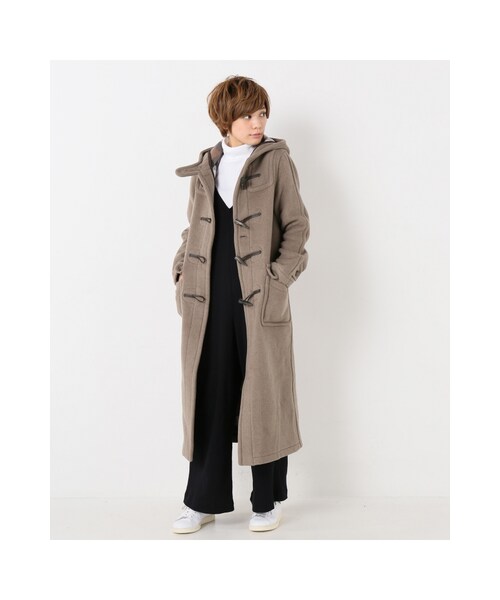 JOURNAL STANDARD（ジャーナルスタンダード）の「《予約》別注カシミアEX-ロングダッフル◆（ジャケット/アウター・ブラック/ナチュラル/ネイビー・36/38）」の12枚目の写真