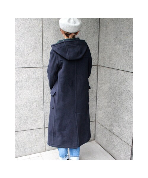 JOURNAL STANDARD（ジャーナルスタンダード）の「《予約》別注カシミアEX-ロングダッフル◆（ジャケット/アウター・ブラック/ナチュラル/ネイビー・36/38）」の8枚目の写真
