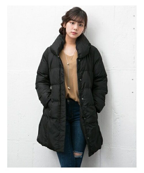 INGNI - INGNIショール衿中綿コート INGNI（イング）の「ショール衿中綿／コート（）」 - WEAR