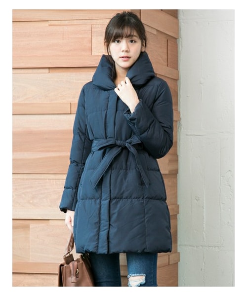 INGNI - INGNIショール衿中綿コート INGNI（イング）の「ショール衿中綿／コート（）」 - WEAR