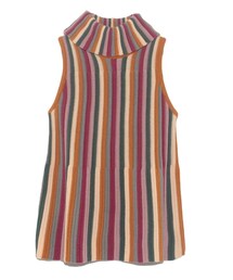 LILY BROWN | マルチストライプニットタンク(トップス)