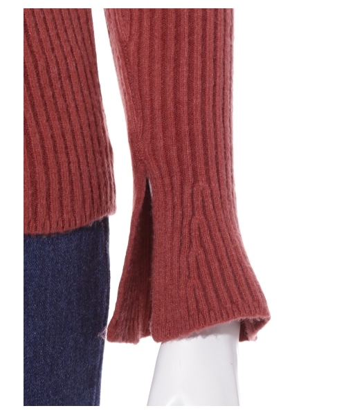 LILY BROWN(リリーブラウン)の「ベルスリーブVネックプルオーバー(ニット・レディース・PNK/RED/BLK・F)」の10枚目の写真