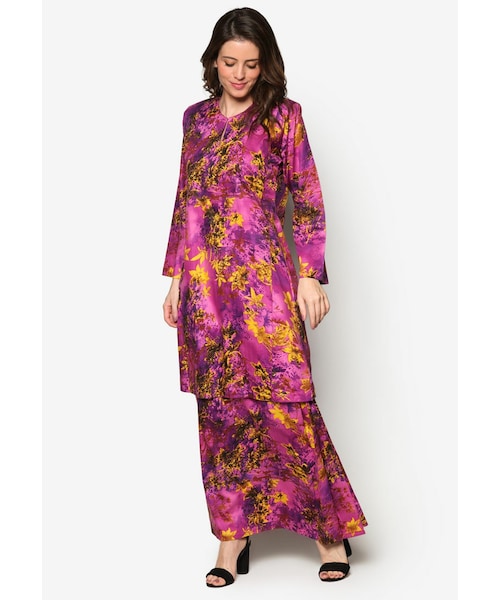 Butik Sireh Pinang(-)の「Baju Kurung Brunei Safira(その他・レディース・Pink/Purple/Yellow・XS/S/M/L/XL)」の1枚目の写真