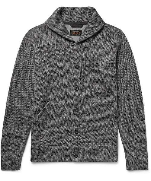 BEAMS（ビームス）の「Beams Plus Shawl-Collar Herringbone Woven