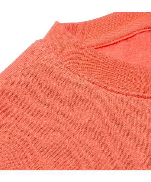 STUSSY(ステューシー)の「Stüssy Embroidered Fleece-Back Cotton-Blend Jersey Sweatshirt(スウェット・メンズ・Orange・S/M/L/XL/XXL)」の3枚目の写真