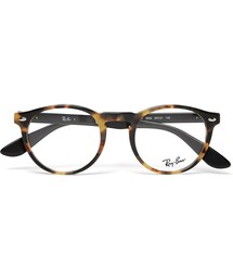 Ray-Ban | Ray-Ban Round-Frame Tortoiseshell Acetate Optical Glasses(メガネ)
