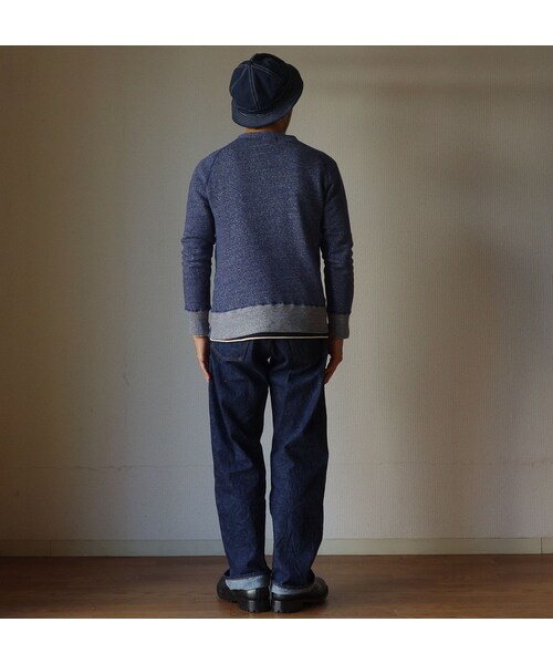 Kepani（ケパニ）の「Kepani ケパニ SWEAT CARDIGAN  "Sunset " スウェットカーディガン"サンセット" NVY ネイビー（カーディガン/ボレロ・メンズ・その他）」の8枚目の写真