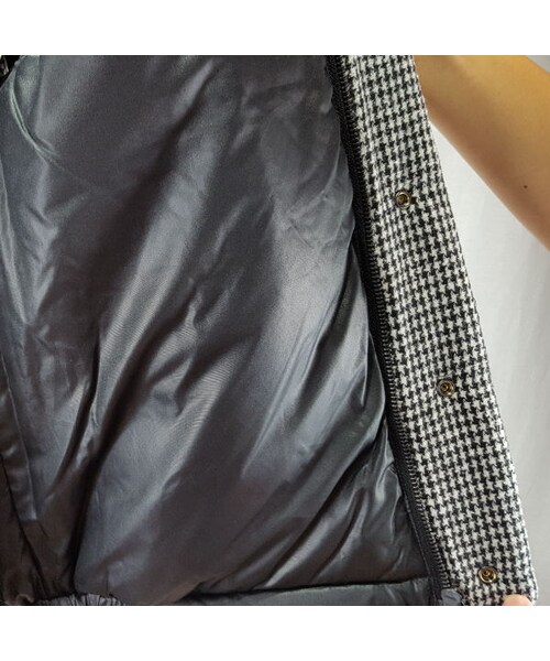 CALL&RESPONSE(コールアンドレスポンス)の「【シンサレートで薄いのに暖かい】ハウンドトゥース中綿ベスト/CALL&RESPONSE / 162-1104-12(その他アウター・メンズ・その他)」の7枚目の写真