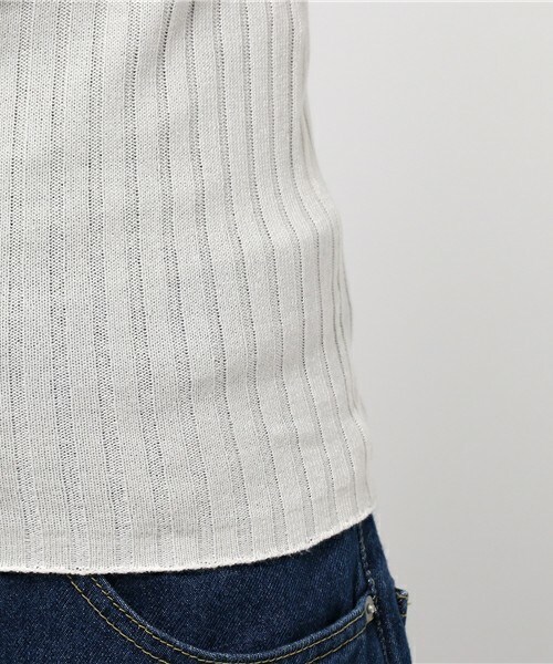 INTERPLANET（インタープラネット）の「ソリストヒート太リブタートル（ニット/セーター・レディース・オフホワイト/ブラック/グレー/キャメル/ワイン・FREE）」の12枚目の写真