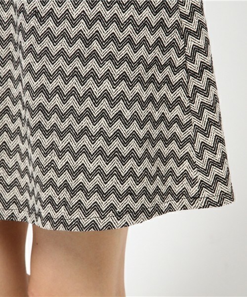 archives（アルシーヴ）の「幾何学柄ジャガードスカート（スカート・レディース・ブラック/ブラウン/ネイビー・MEDIUM）」の10枚目の写真