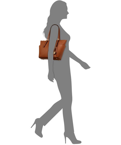 MICHAEL KORS(マイケルコース)の「MICHAEL Michael Kors Jet Set East West Top Zip Tote(トートバッグ・レディース・Gray・One Size)」の2枚目の写真