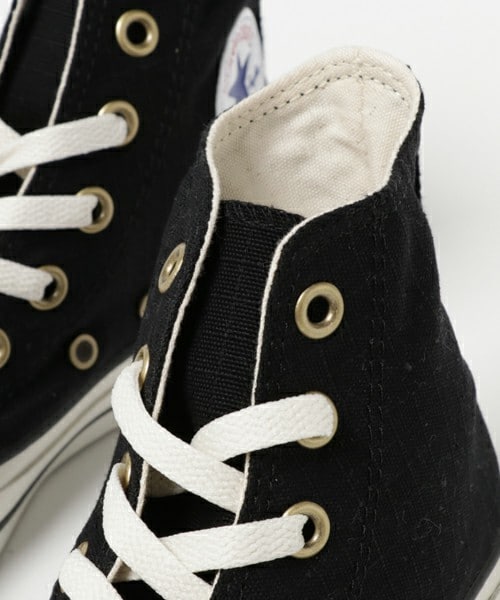 CONVERSE ALL STAR（コンバースオールスター）の「ユニセックス コンバース オールスター リップストップ CONVERSE ALL STAR COTTONRIPSTOP TR HI 32960441（スニーカー・メンズ・ブラック・23cm/23.5cm/24cm/24.5cm/26.5cm/27cm/27.5cm/28cm/29cm）」の7枚目の写真