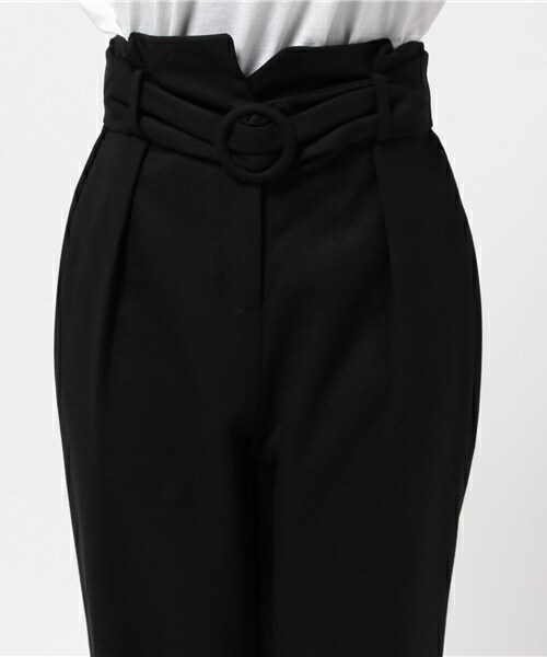 archives（アルシーヴ）の「サッシュベルト付テーパードパンツ（その他パンツ・レディース・ブラック/グレー/ピンク・MEDIUM）」の7枚目の写真