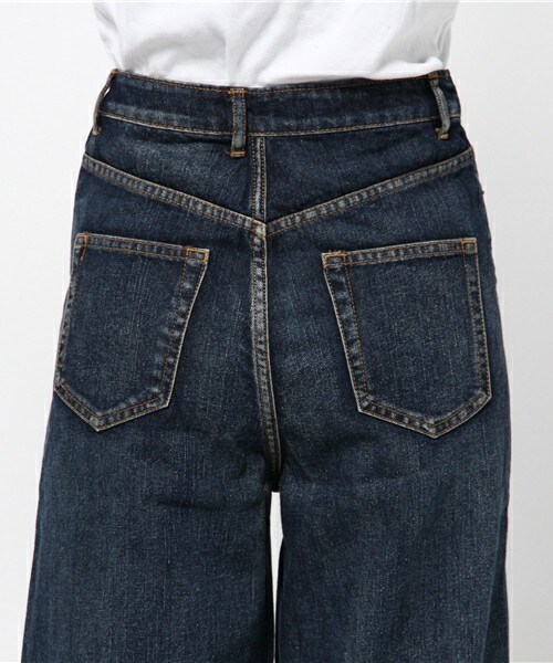 archives（アルシーヴ）の「ワイドデニムパンツ（デニムパンツ・レディース・ネイビー/ロイヤルブルー・SMALL/MEDIUM）」の7枚目の写真