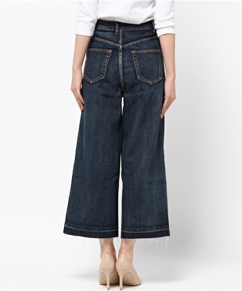 archives（アルシーヴ）の「ワイドデニムパンツ（デニムパンツ・レディース・ネイビー/ロイヤルブルー・SMALL/MEDIUM）」の5枚目の写真