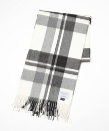 ●BEGG & CO ベグアンドコー ウールアンゴラマフラー チェック Begg & Co（ベグアンドコー）の「BEGG&CO ウールアンゴラ