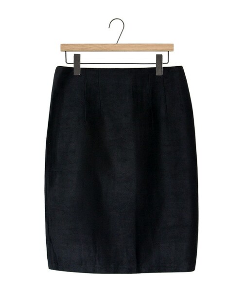 SINOWS（シノウズ）の「suede midi skirt（スカート・レディース・brown/black・small,medium(詳細サイズはサイトをご確認お願いいたします。)）」の2枚目の写真