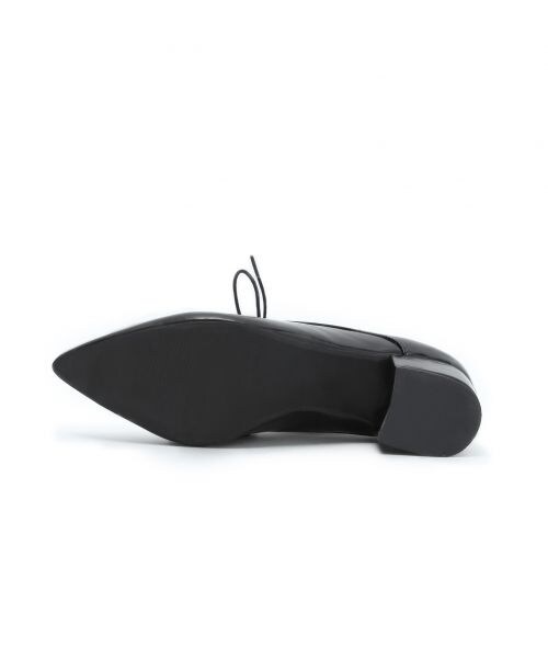 A part by(アパートバイ)の「ポインテッドレースアップシューズ(シューズ・ブラック/レオパード・37(23.0~23.5cm)/38(24.0~24.5cm))」の9枚目の写真