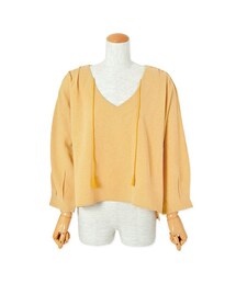 flower | tassel v tops ～タッセルVトップス(シャツ/ブラウス)