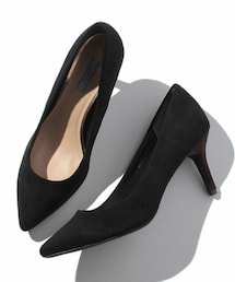 ILIMA | EVOL ILIMA ヒールコンビスエードポインテッドパンプス IH7311(パンプス)