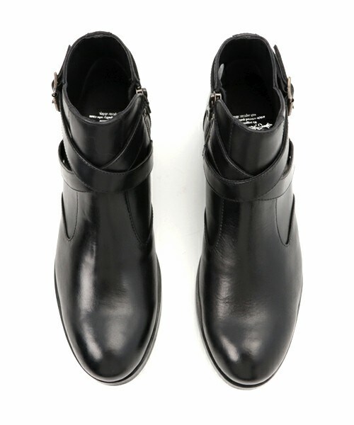 glory crew(グローリークルー)の「ベルト付レザーブーツ(ブーツ・メンズ・ブラック/ブラウン/キャメル・S/M/L/LL)」の11枚目の写真