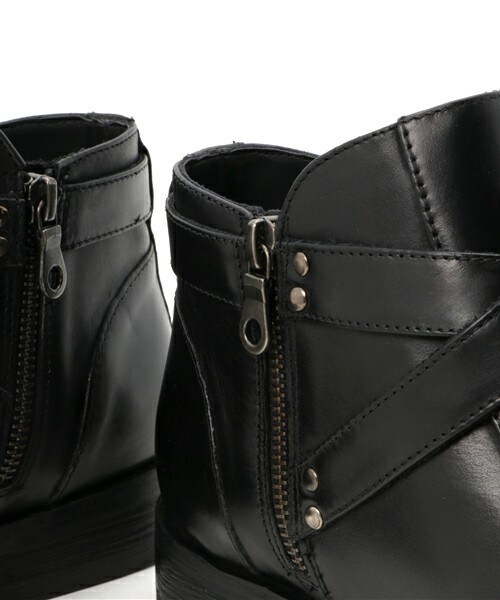 glory crew(グローリークルー)の「ベルト付レザーブーツ(ブーツ・メンズ・ブラック/ブラウン/キャメル・S/M/L/LL)」の8枚目の写真