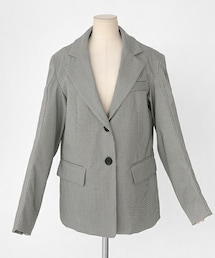 DHOLIC | ハウンドトゥースチェックジャケット(テーラードジャケット)