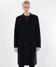 ETHOSENS（エトセンス）の「ノーカラーチェスターコート（）」 - WEAR