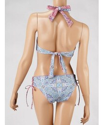 エスニック柄ハイネックビキニ 美品 PEAK&PINE エスニック柄 ハイネックビキニ Мサイズ 白 - メルカリ