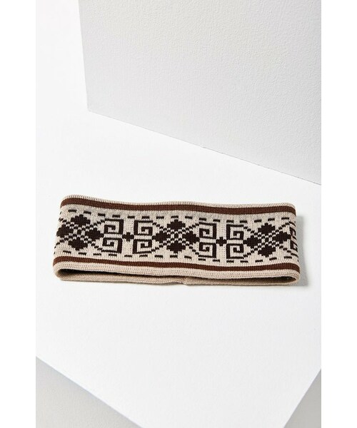 PENDLETON（ペンドルトン）の「Pendleton Fleece-Lined Headband（ヘアアクセサリー・レディース・BLACK & WHITE/DARK PURPLE・ONE SIZE）」の5枚目の写真
