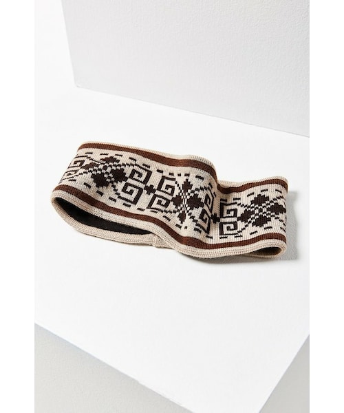 PENDLETON（ペンドルトン）の「Pendleton Fleece-Lined Headband（ヘアアクセサリー・レディース・BLACK & WHITE/DARK PURPLE・ONE SIZE）」の8枚目の写真