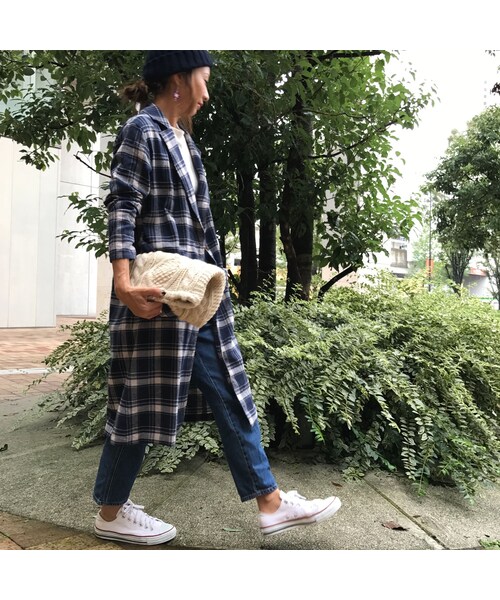 copine（コピン）の「☆再入荷☆大人気！！綿ネル先染めチェックガウン（その他アウター・レディース・その他）」の14枚目の写真