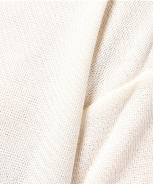INTERPLANET WINGS（インタープラネットウィング）の「ミタノリブカットプルオーバー（Tシャツ/カットソー・レディース・オフホワイト/ブラック/カーキ・FREE）」の10枚目の写真