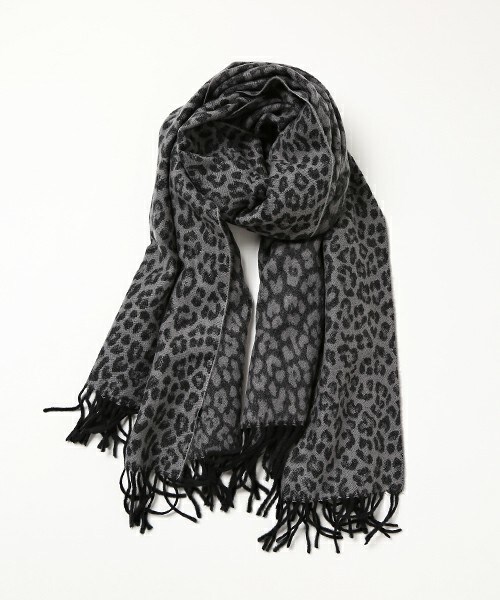 INTERPLANET WINGS（インタープラネットウィング）の「アニマル大判ストール（ストール/ショール・レディース・オフホワイト/グレー/ブラウン・フリー）」の2枚目の写真