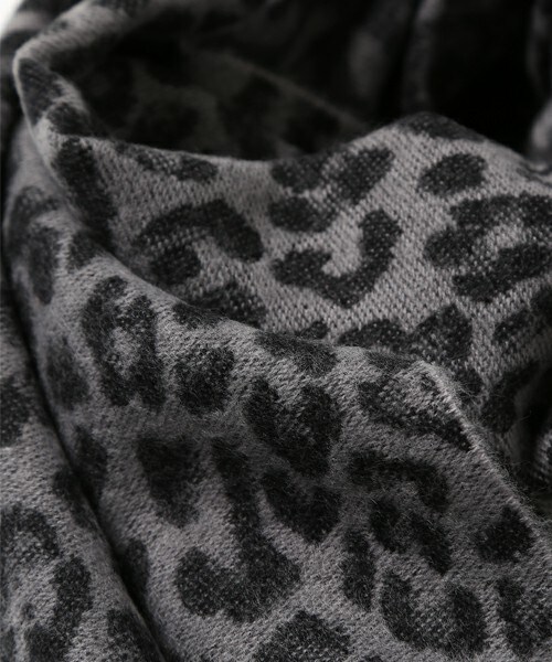 INTERPLANET WINGS（インタープラネットウィング）の「アニマル大判ストール（ストール/ショール・レディース・オフホワイト/グレー/ブラウン・フリー）」の5枚目の写真