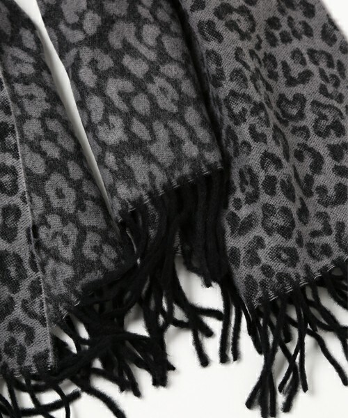 INTERPLANET WINGS（インタープラネットウィング）の「アニマル大判ストール（ストール/ショール・レディース・オフホワイト/グレー/ブラウン・フリー）」の4枚目の写真