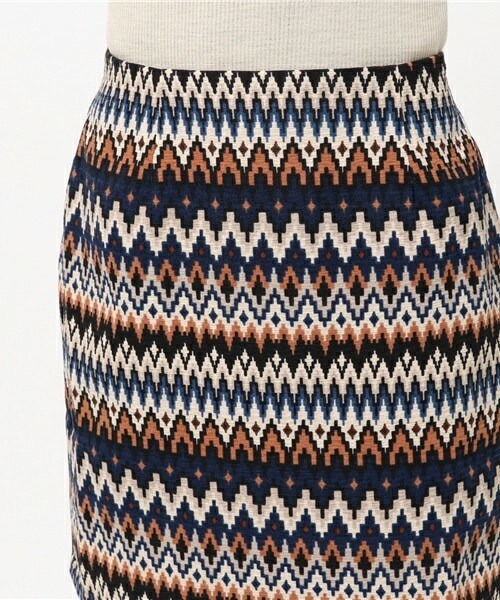 archives（アルシーヴ）の「キカガク柄台形スカート（スカート・レディース・ブラック/ブラウン・MEDIUM）」の6枚目の写真