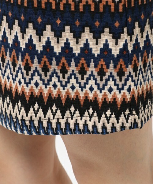 archives（アルシーヴ）の「キカガク柄台形スカート（スカート・レディース・ブラック/ブラウン・MEDIUM）」の8枚目の写真