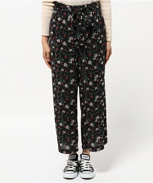 archives（アルシーヴ）の「花柄ワイドパンツ（その他パンツ・レディース・ブラック/ベージュ/ネイビー・MEDIUM）」の4枚目の写真