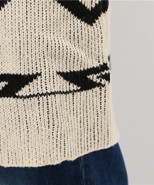 Auntie Rosa Holiday（アンティローザホリデー）の「【Holiday】オルテガロングニットカーディガン（カーディガン/ボレロ・レディース・ホワイト/ブラック/グレー/ベージュ/レッド・FREE）」の12枚目の写真