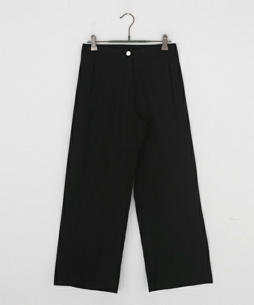 DHOLIC（ディーホリック）の「コットンストレートパンツ（その他パンツ・レディース・サーモンピンク/ブラック/ダークグレー/ライトベージュ・S/M）」の2枚目の写真