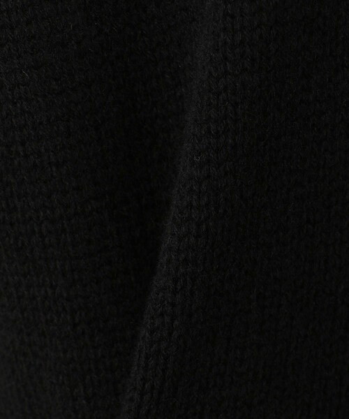 G.V.G.V.（ジーヴィージーヴィー）の「WOOL RAW EDGE FUNNEL NECK JUMPER DRESS（トップス・レディース・BLACK/GREY/PINK・XS）」の9枚目の写真