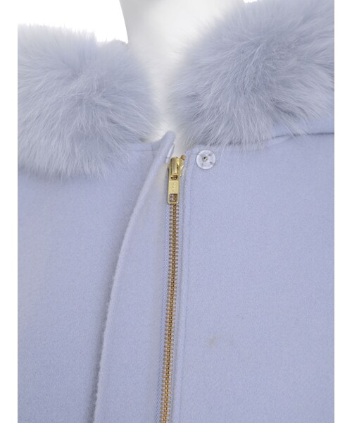 dazzlin（ダズリン）の「【sw】フォックスファーAラインコート（ジャケット/アウター・レディース・オフホワイト/グレー/ブルー/ベージュ・S/M）」の13枚目の写真