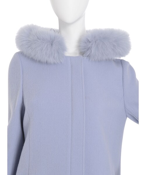 dazzlin（ダズリン）の「【sw】フォックスファーAラインコート（ジャケット/アウター・レディース・オフホワイト/グレー/ブルー/ベージュ・S/M）」の10枚目の写真