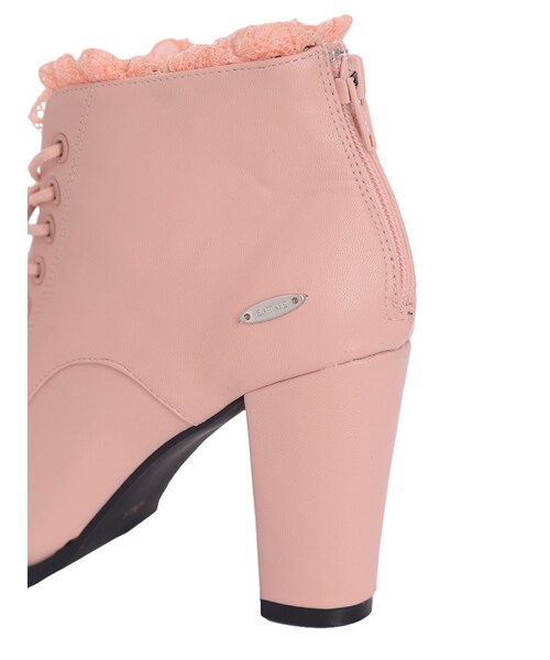 EATME（イートミー）の「レースアップショートブーツ（シューズ・レディース・ブラック/ピンク）」の19枚目の写真