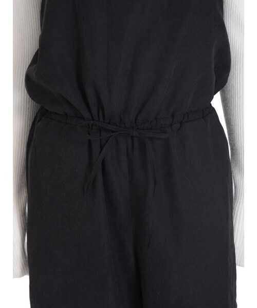 Ungrid（アングリッド）の「ワイドシルエットキャミサロペット（オールインワン・サロペット・レディース・ブラック/ブラウン・F）」の11枚目の写真