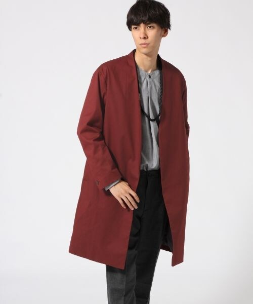 HARE ノーカラーコート HARE（ハレ）の「ナイロンノーカラーコート（）」 - WEAR