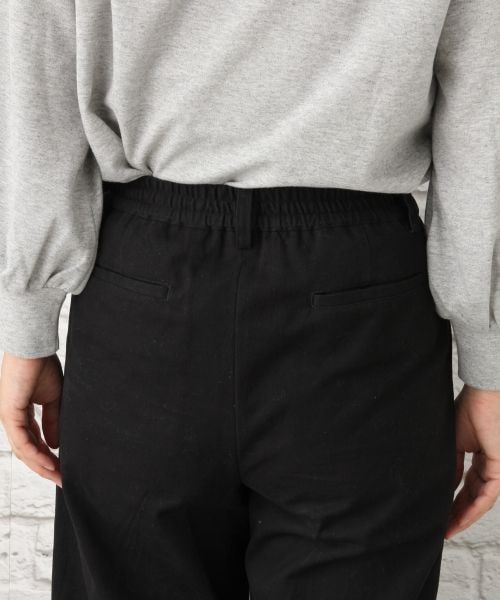 LEPSIM（レプシィム）の「コットンスタンダードワイドパンツ（パンツ・ブラック/ブルー・M/L）」の12枚目の写真