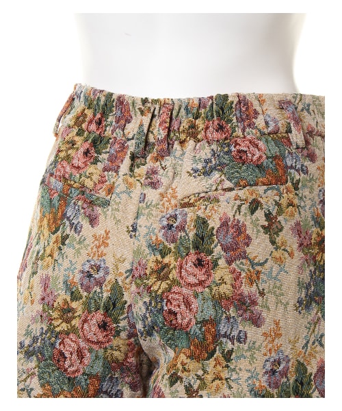 INGNI（イング）の「花柄ゴブランショート／パンツ（パンツ・レディース・ﾍﾞｰｼﾞｭ/ﾍﾞｰｼﾞｭ/A・M）」の5枚目の写真