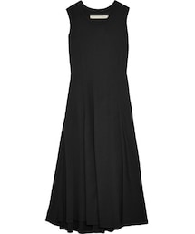 raquel allegra | Raquel Allegra - Big Sweep Cotton-blend Jersey Dress - Black(ワンピース)